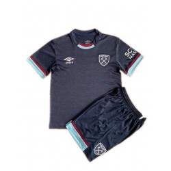 Camisola West Ham United Criança Equipamento Terceiro 2021-2022 Manga Curta